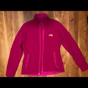 Pink North Face Zipup Jacket